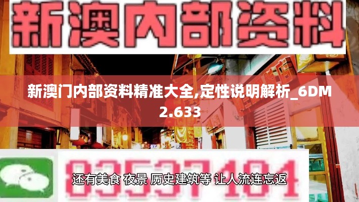 新澳門內(nèi)部資料精準(zhǔn)大全,定性說明解析_6DM2.633