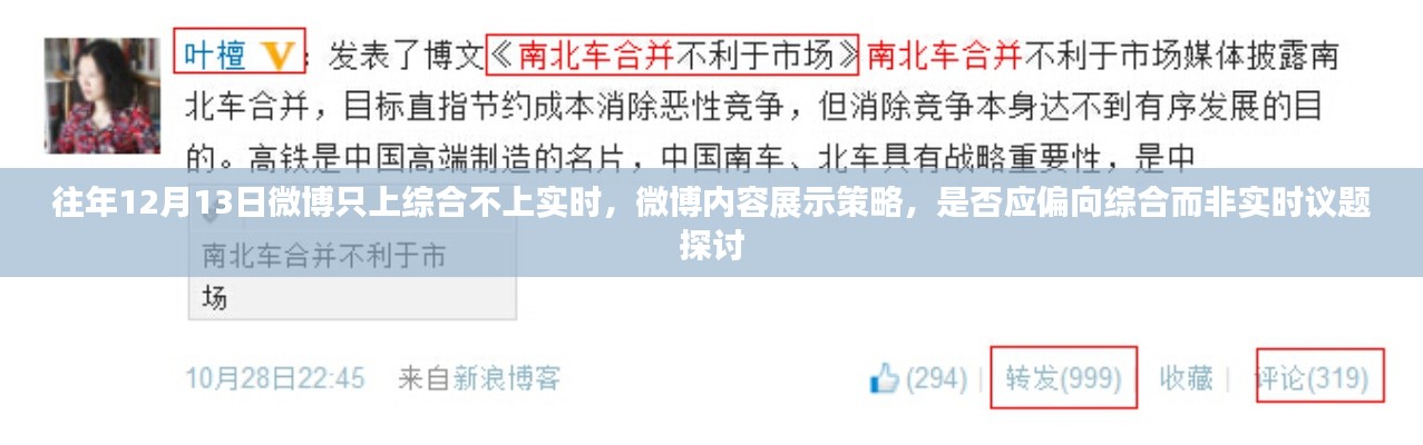微博內(nèi)容展示策略調(diào)整，偏向綜合議題而非實時議題探討