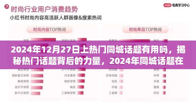 揭秘?zé)衢T同城話題的力量，小紅書上2024年同城話題的影響力與機(jī)遇揭秘！