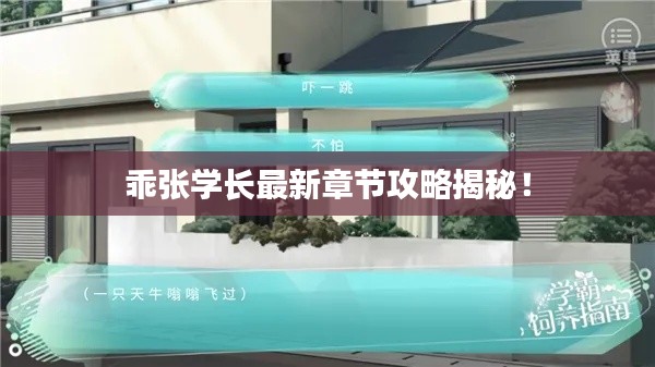 乖張學(xué)長最新章節(jié)攻略揭秘！