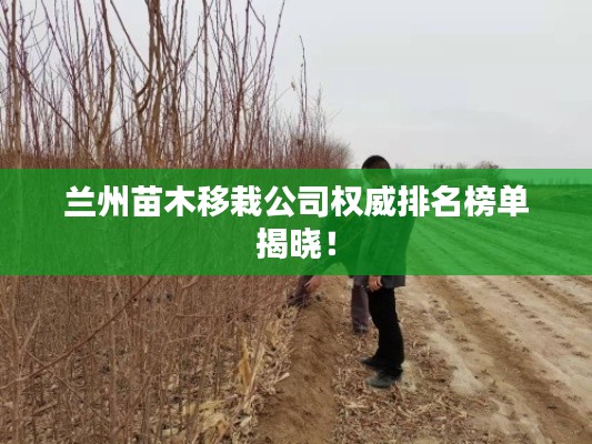蘭州苗木移栽公司權(quán)威排名榜單揭曉！