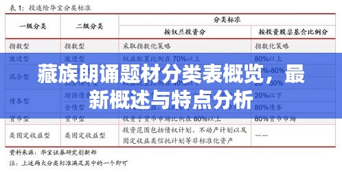 藏族朗誦題材分類表概覽，最新概述與特點分析