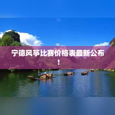寧德風(fēng)箏比賽價(jià)格表最新公布！